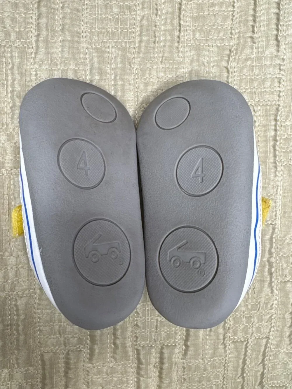 Infant 4 See Kai Run Stevie Yellow First Walker Shoes